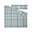 HÖSTGENTIANA duvet cover and 2 pillowcases