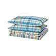 HÖSTGENTIANA duvet cover and 2 pillowcases