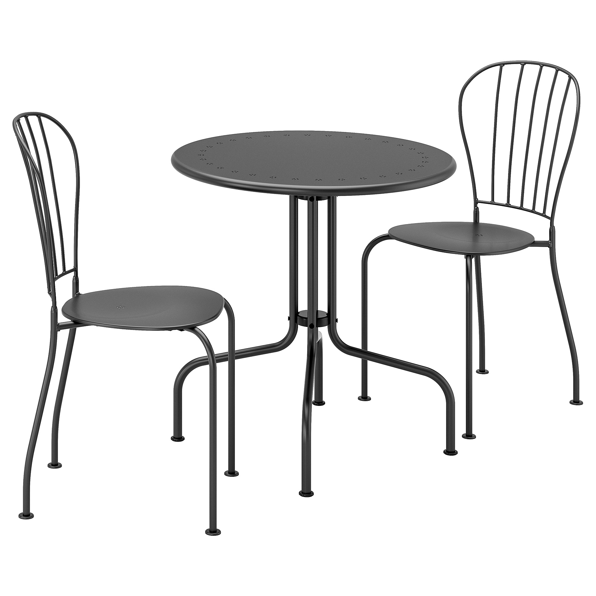 LÄCKÖ table+2 chairs, outdoor