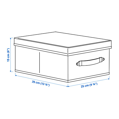 BLÄDDRARE box with lid