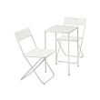 FEJAN table+2 folding chairs, outdoor