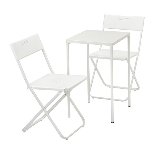 FEJAN - 戶外餐桌椅組, 白色/白色 | IKEA 線上購物 - PE838191_S4