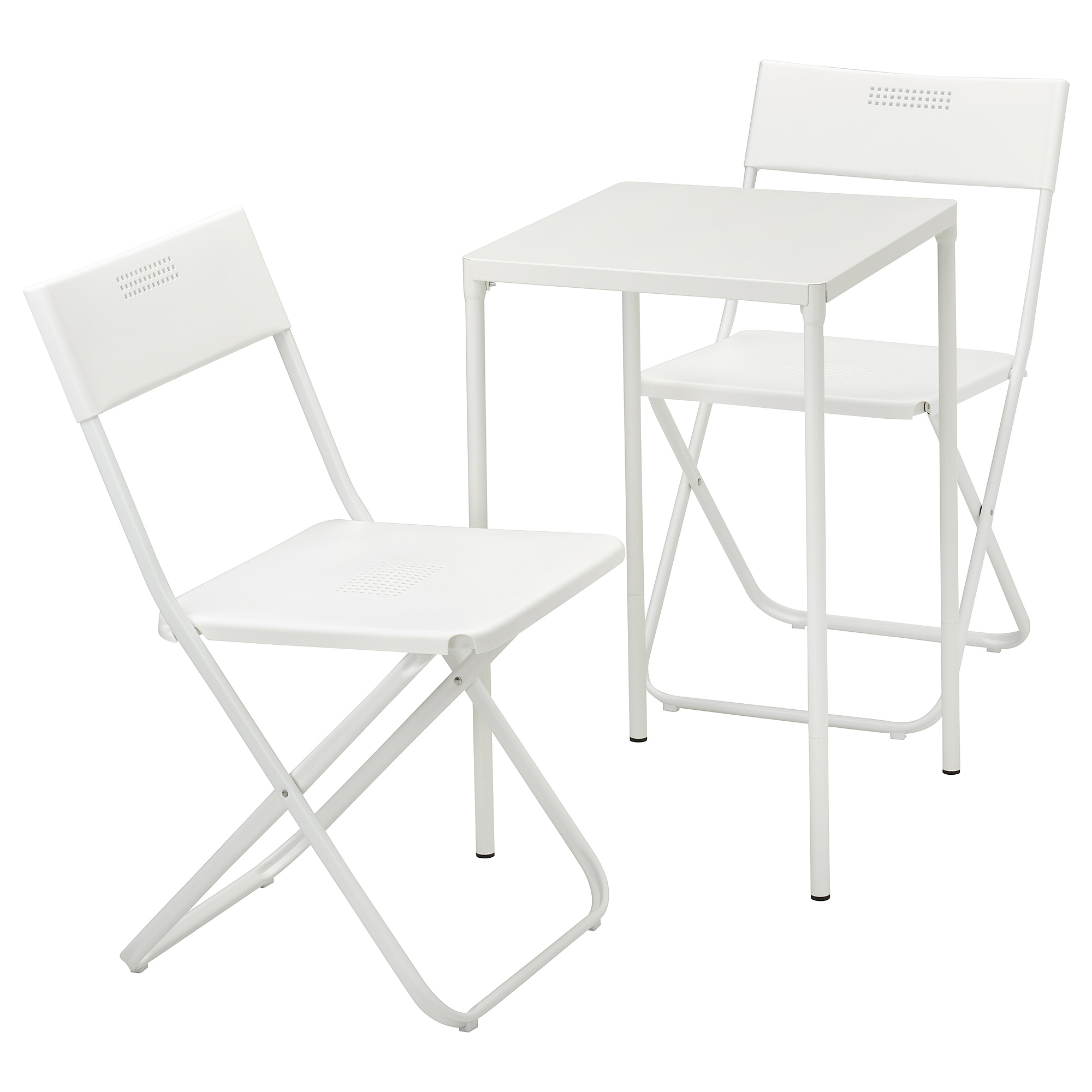 FEJAN table+2 folding chairs, outdoor