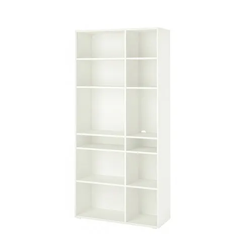 VIHALS - shelving unit with 10 shelves, white, 95x37x200 cm | IKEA Taiwan Online - PE838110_S4