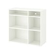 VIHALS - 層架組附4塊層板, 白色, 95x37x90 公分 | IKEA 線上購物 - PE838114_S2 