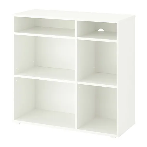 VIHALS - shelving unit with 4 shelves, white, 95x37x90 cm | IKEA Taiwan Online - PE838114_S4