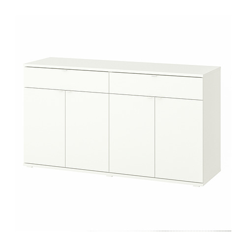 VIHALS - sideboard, white, 140x37x75 cm | IKEA Taiwan Online - PE838113_S4