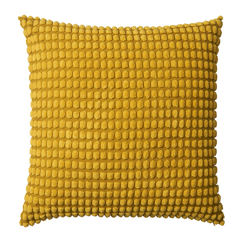 SVARTPOPPEL - cushion cover, yellow, 65x65 cm | IKEA Taiwan Online - PE917320_S4