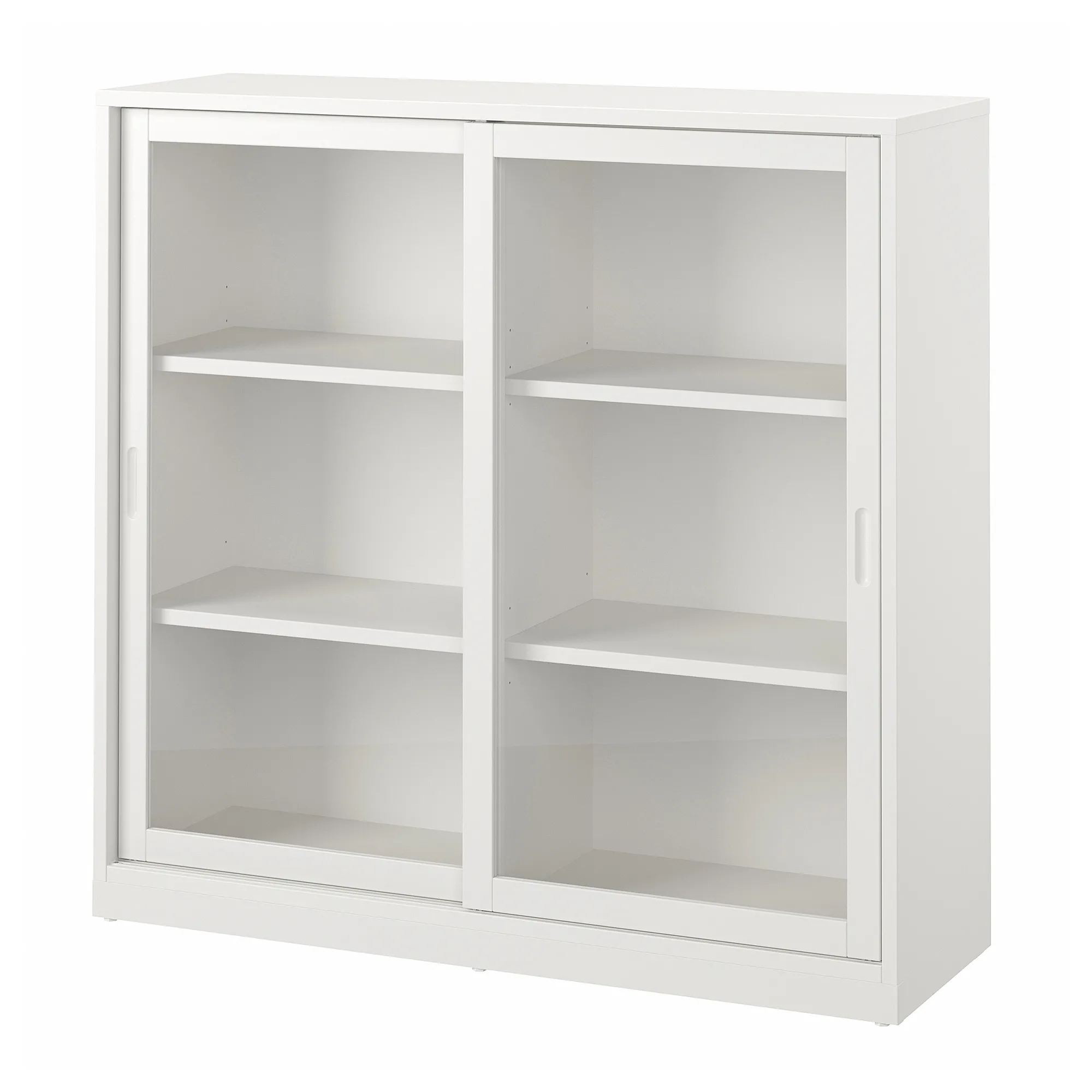 TONSTAD cabinet with sliding glass doors