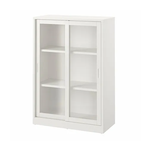 TONSTAD - 玻璃滑門櫃, 淺乳白色, 81x37x116 公分 | IKEA 線上購物 - PE947097_S4