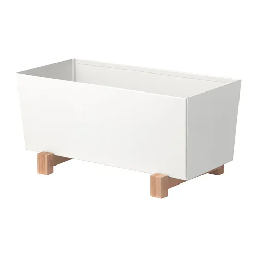 BITTERGURKA - 花盆, 白色, 32x15 公分 | IKEA 線上購物 - PE697306_S4