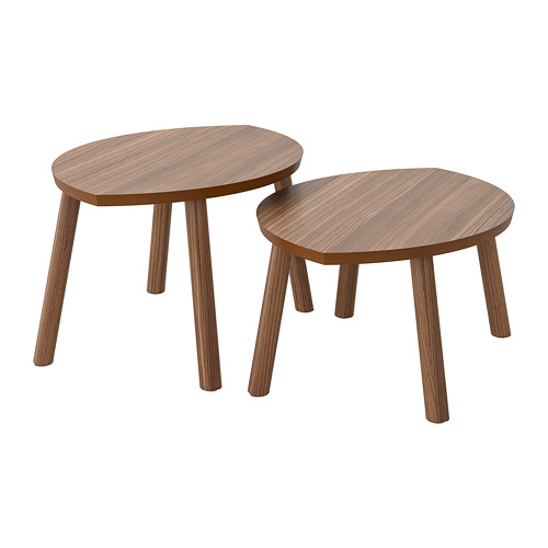 STOCKHOLM - 子母桌 2件組, 實木貼皮, 胡桃木 | IKEA 線上購物 - PE740088_S4