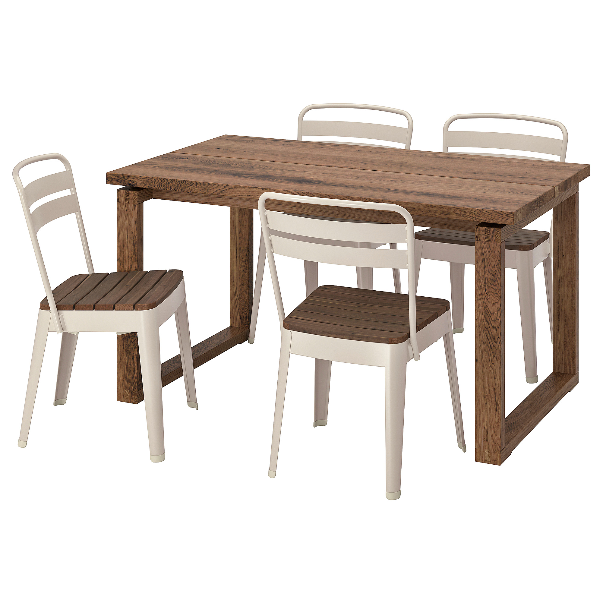 MÖRBYLÅNGA/NORRMANSÖ table and 4 chairs