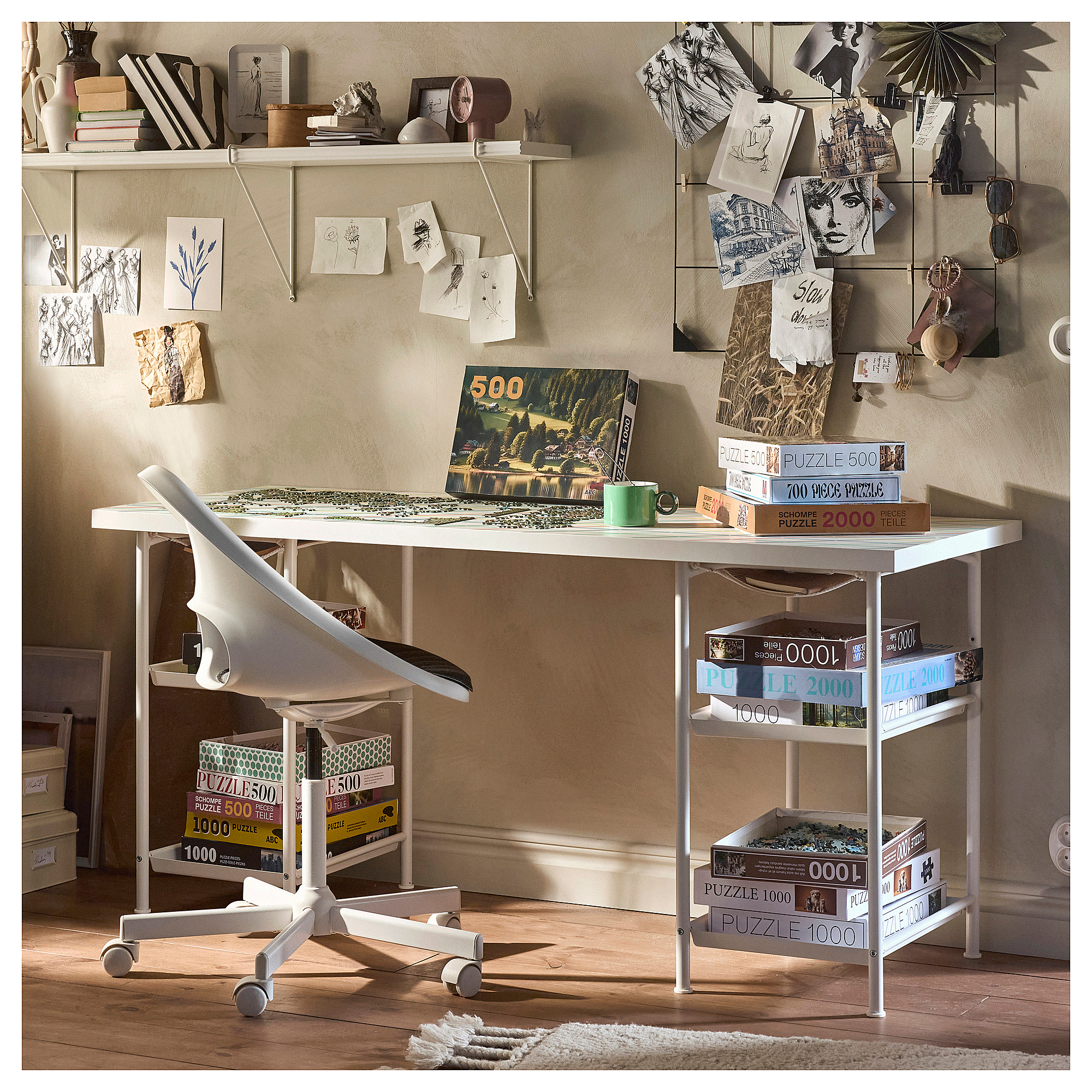 LAGKAPTEN/SPÄND 書桌/工作桌