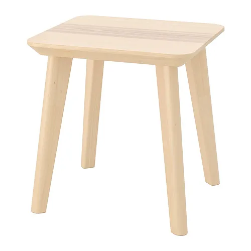 LISABO - 邊桌, 實木貼皮 梣木, 45x45 公分 | IKEA 線上購物 - PE740135_S4