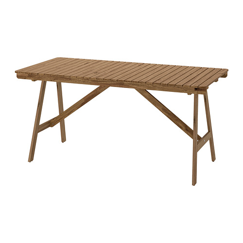 FALHOLMEN - 戶外餐桌, 淺棕色 | IKEA 線上購物 - PE740153_S4