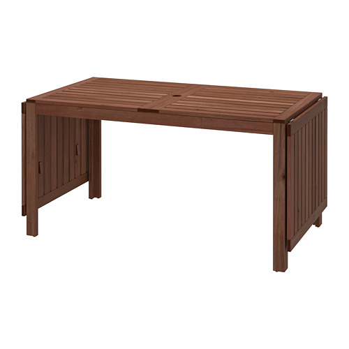 ÄPPLARÖ - 戶外折疊桌, 棕色 | IKEA 線上購物 - PE740162_S4