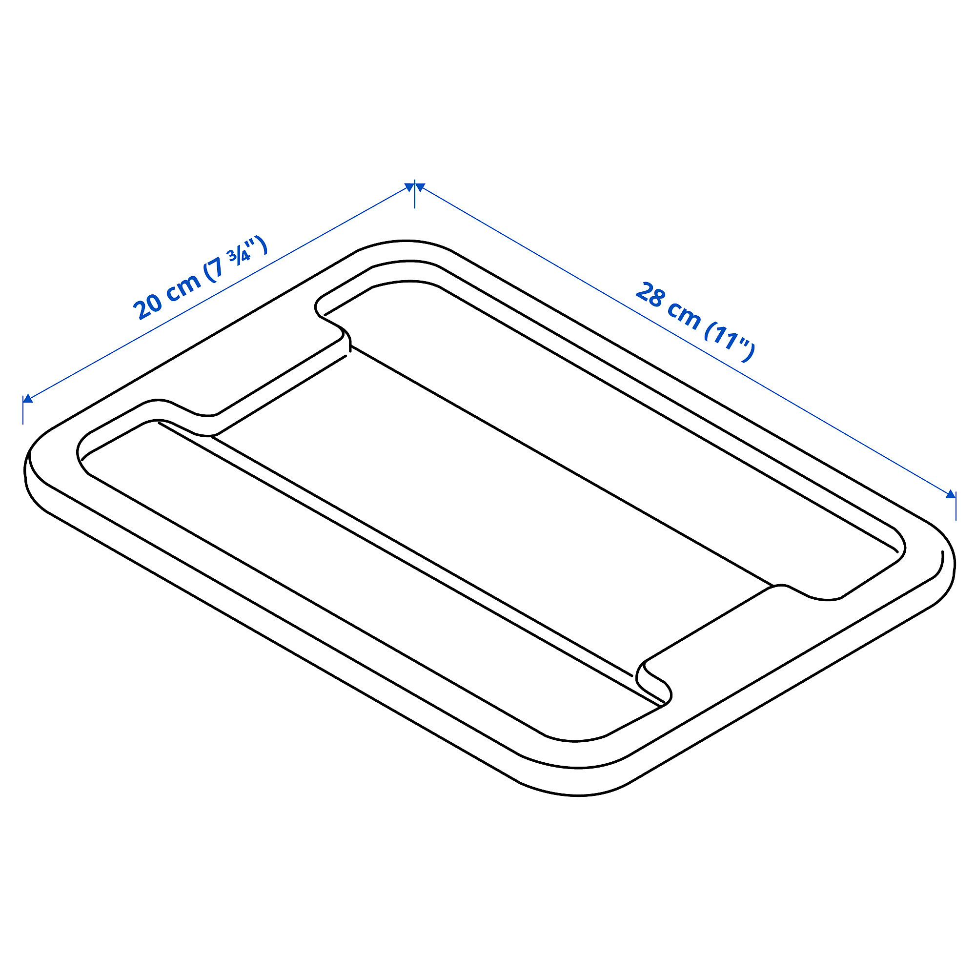 SAMLA lid for box 5 l