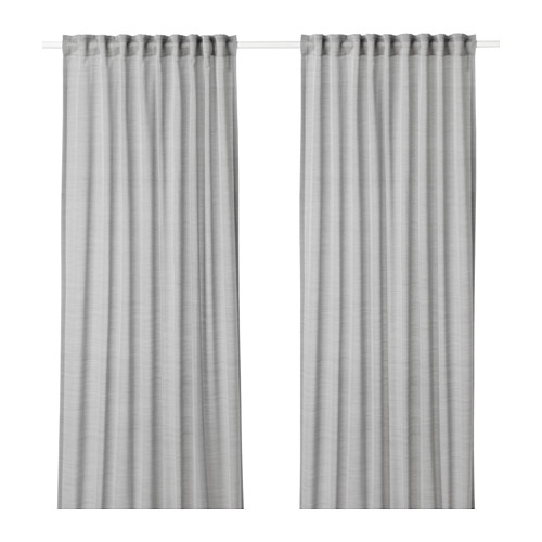 HILJA - 窗簾 2件裝, 灰色 | IKEA 線上購物 - PE649658_S4