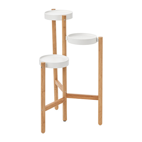 SATSUMAS - plant stand, bamboo/white, 78 cm | IKEA Taiwan Online - PE697397_S4