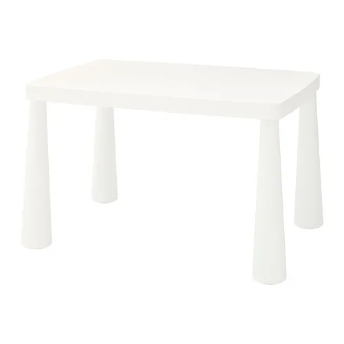 MAMMUT - 兒童桌, 室內/戶外用 白色, 77x55 公分 | IKEA 線上購物 - PE740215_S4