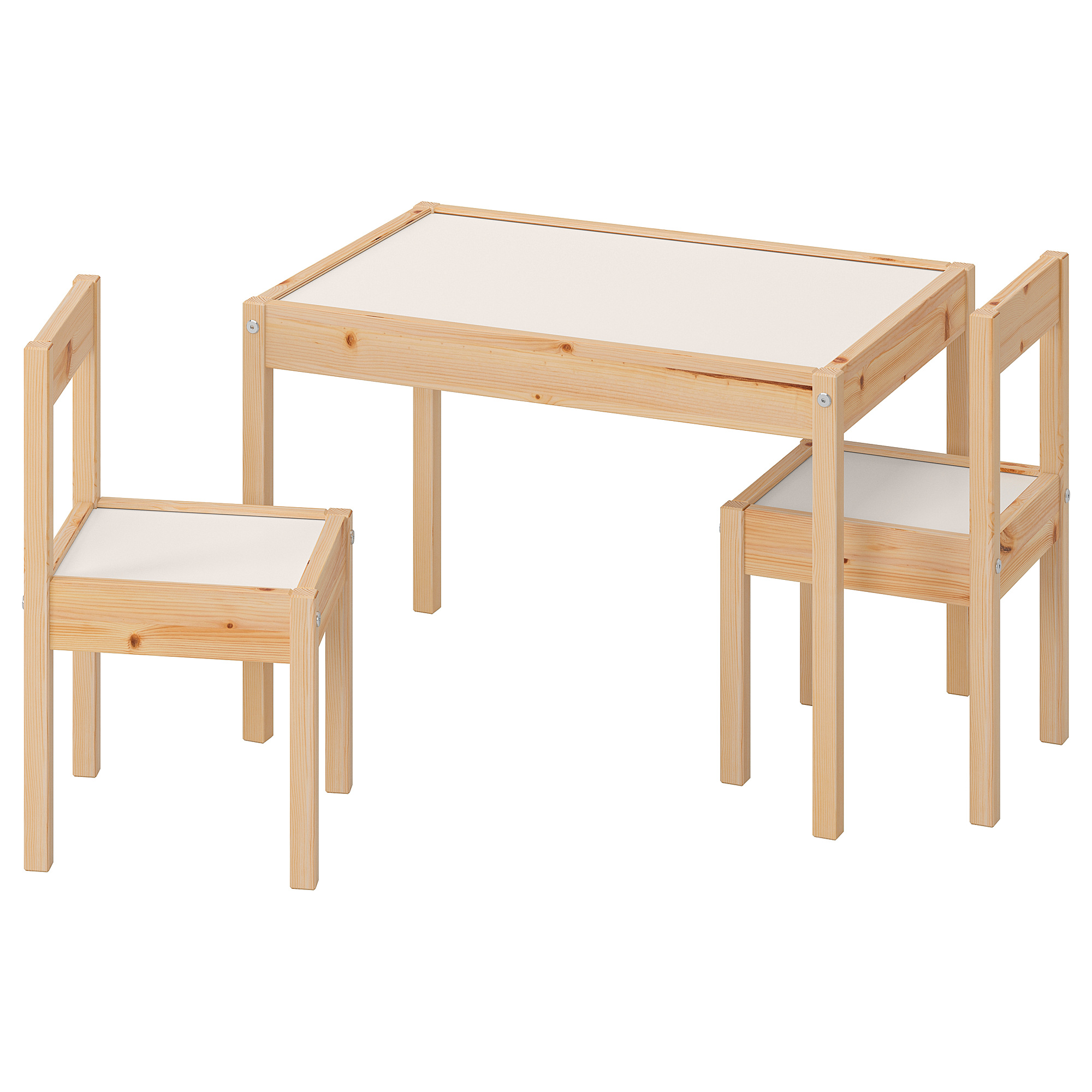 LÄTT children's table with 2 chairs