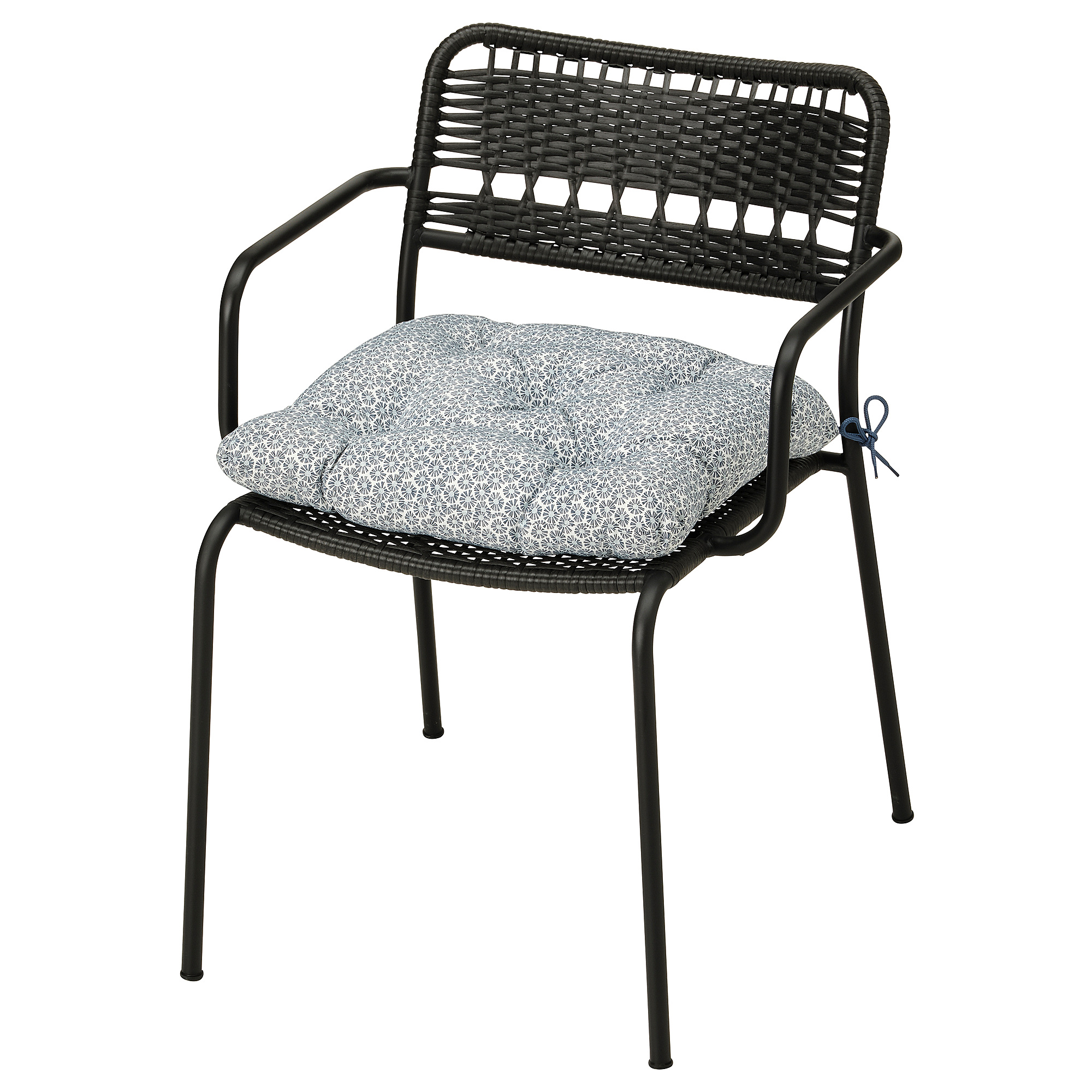 LÄCKÖ chair with armrests, outdoor