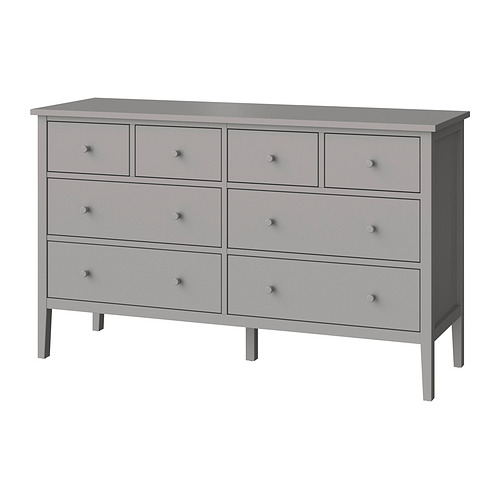 GULLABERG - 抽屜櫃/8抽, 灰色/上鎖/解鎖功能, 168x48x100 公分 | IKEA 線上購物 - PE983958_S4