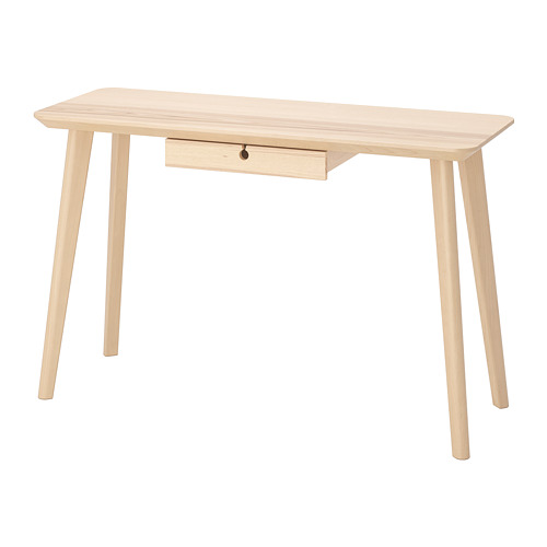 LISABO - 書桌/工作桌, 實木貼皮 梣木 | IKEA 線上購物 - PE740306_S4
