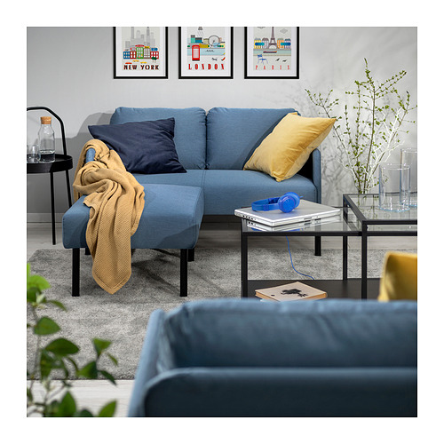 GLOSTAD 2-seat sofa with chaise longue