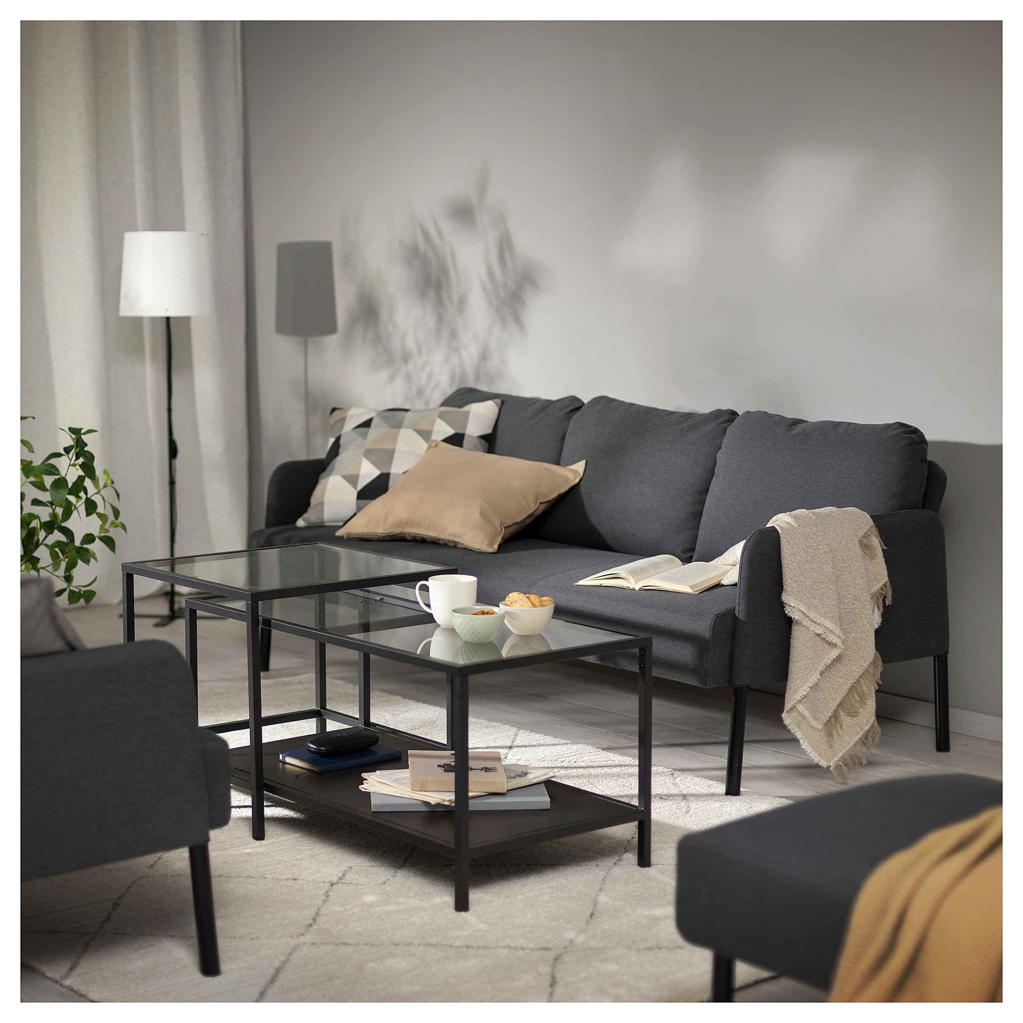 GLOSTAD 3-seat sofa