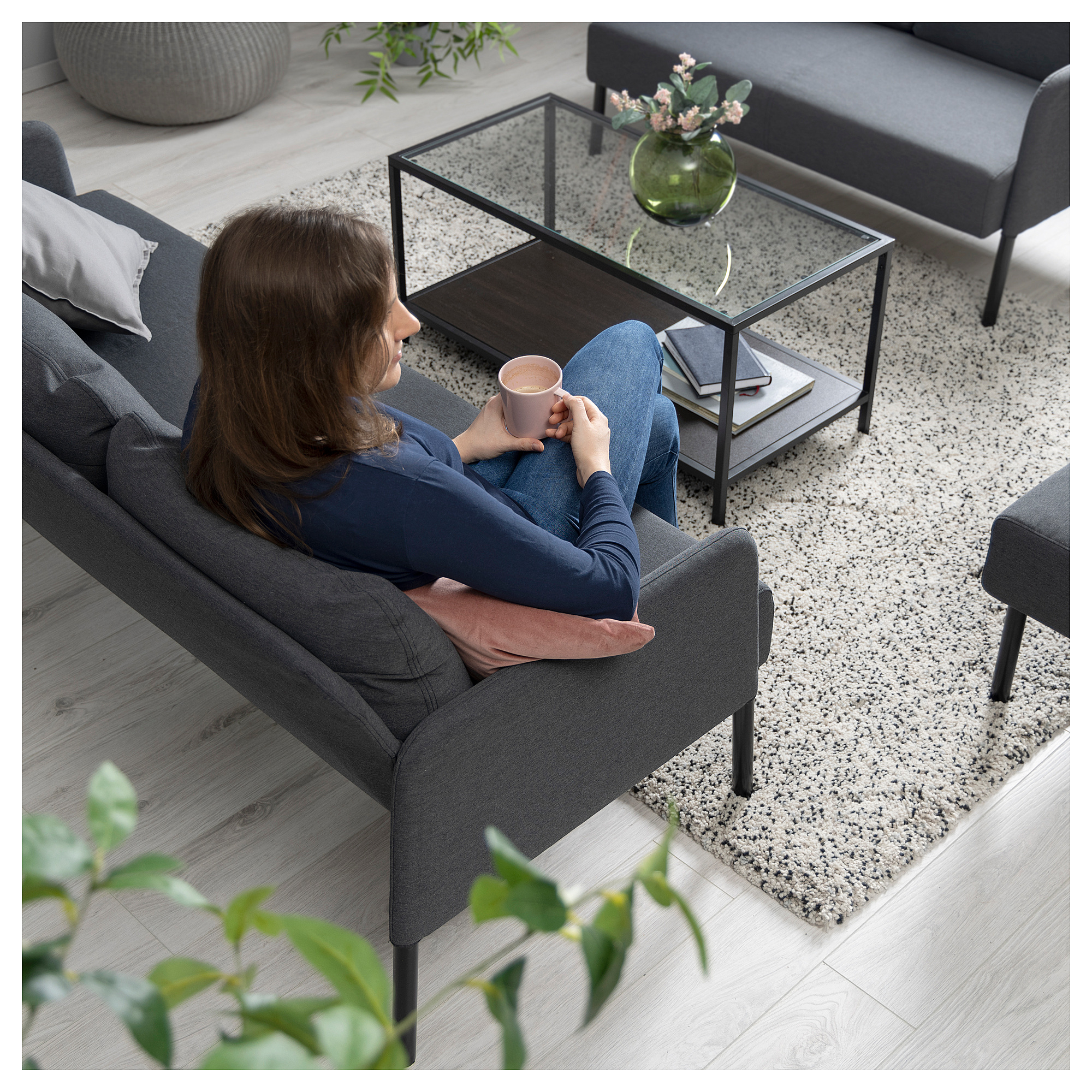 GLOSTAD 3-seat sofa