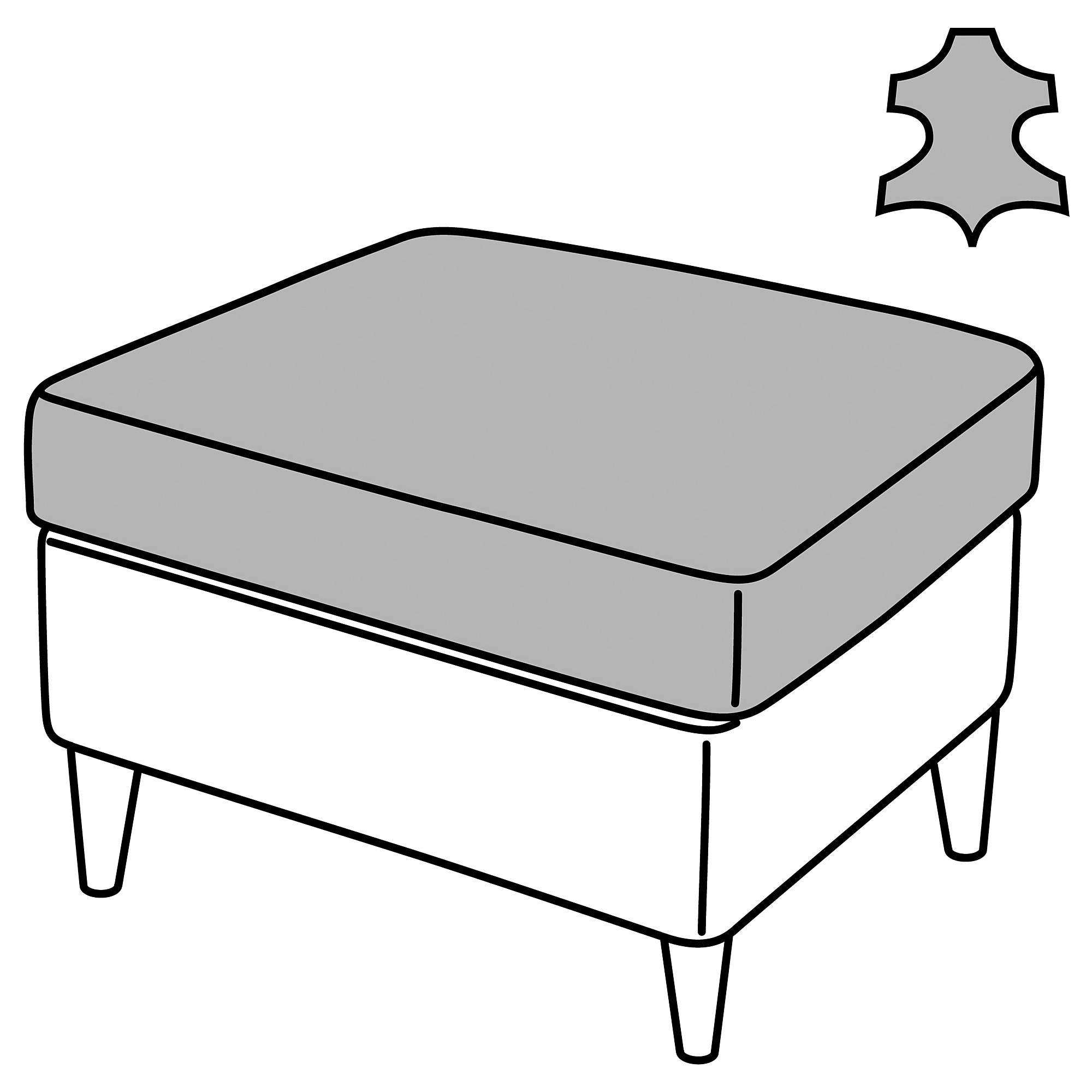 STRANDMON footstool