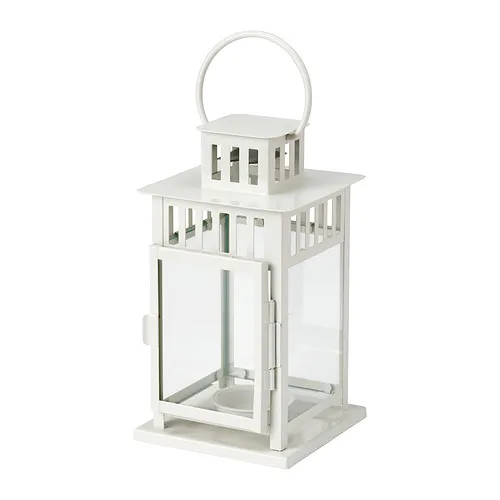 BORRBY - 小蠟燭燭台, 室內/戶外用 白色, 20 公分 | IKEA 線上購物 - PE983998_S4