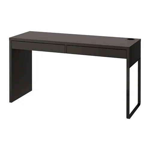 MICKE - 書桌/工作桌, 黑棕色, 142x50 公分 | IKEA 線上購物 - PE740346_S4