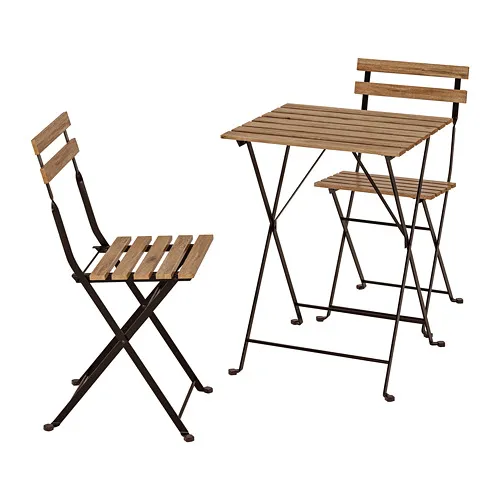 TÄRNÖ - 戶外餐桌椅組，黑色/淺棕色 | IKEA 線上購物 - PE740355_S4