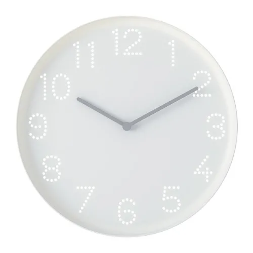 TROMMA - wall clock, white, 25 cm | IKEA Taiwan Online - PE778497_S4