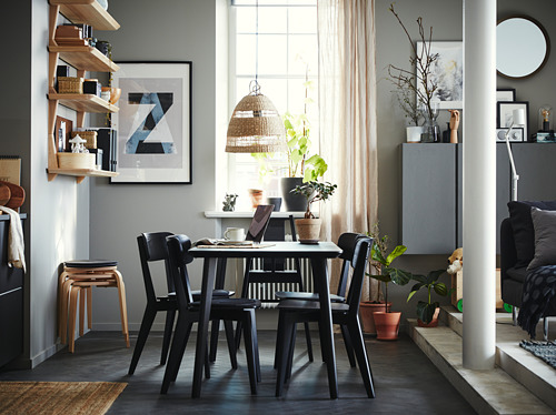 LISABO - 餐椅, 黑色 | IKEA 線上購物 - PH172124_S4