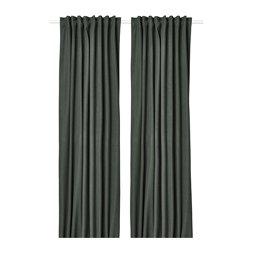 ROSENMANDEL block-out curtains, 1 pair