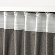 LENDA curtains with tie-backs, 1 pair