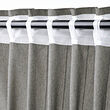 LENDA curtains with tie-backs, 1 pair