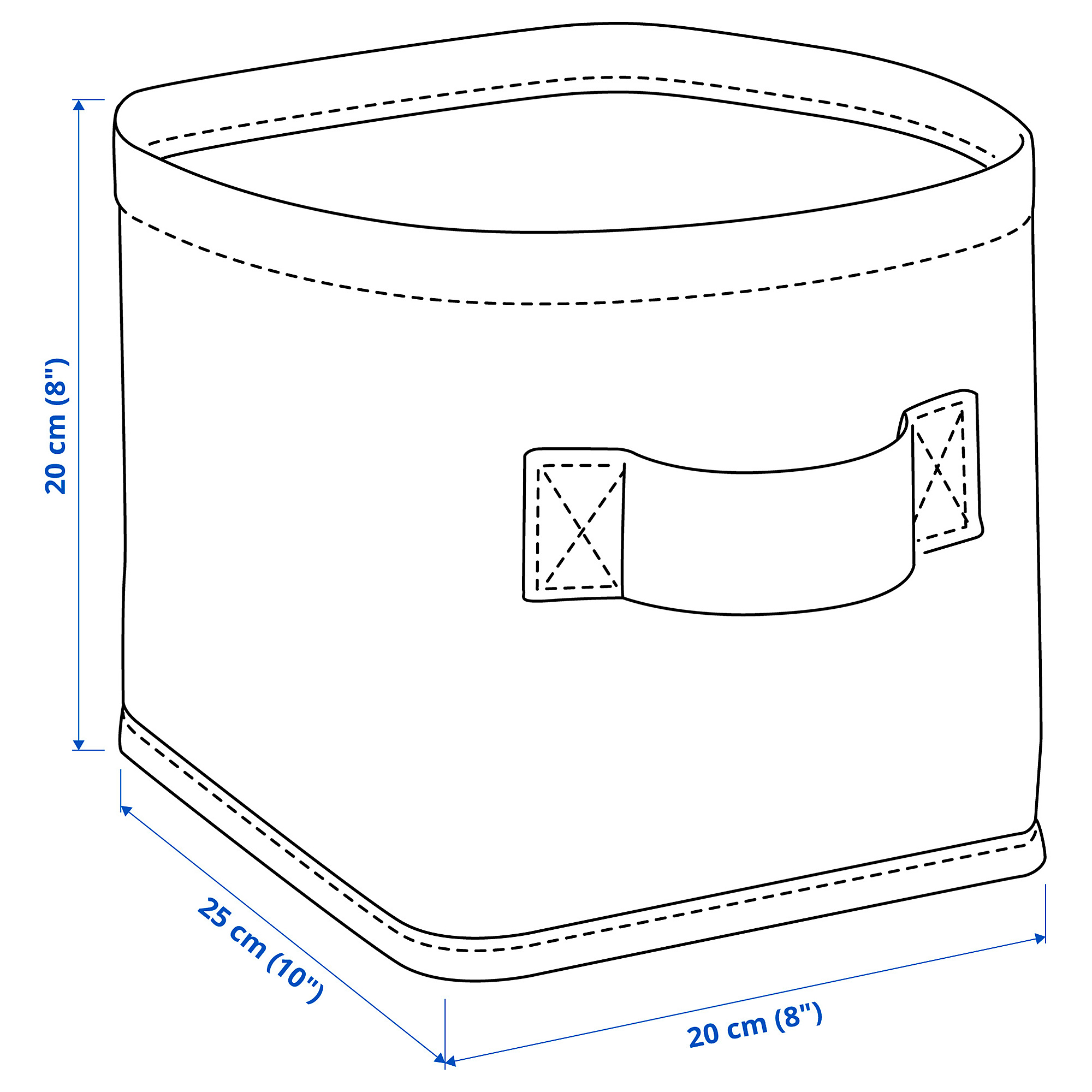 PURRPINGLA storage basket