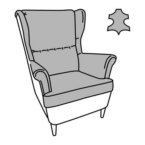 STRANDMON wing chair