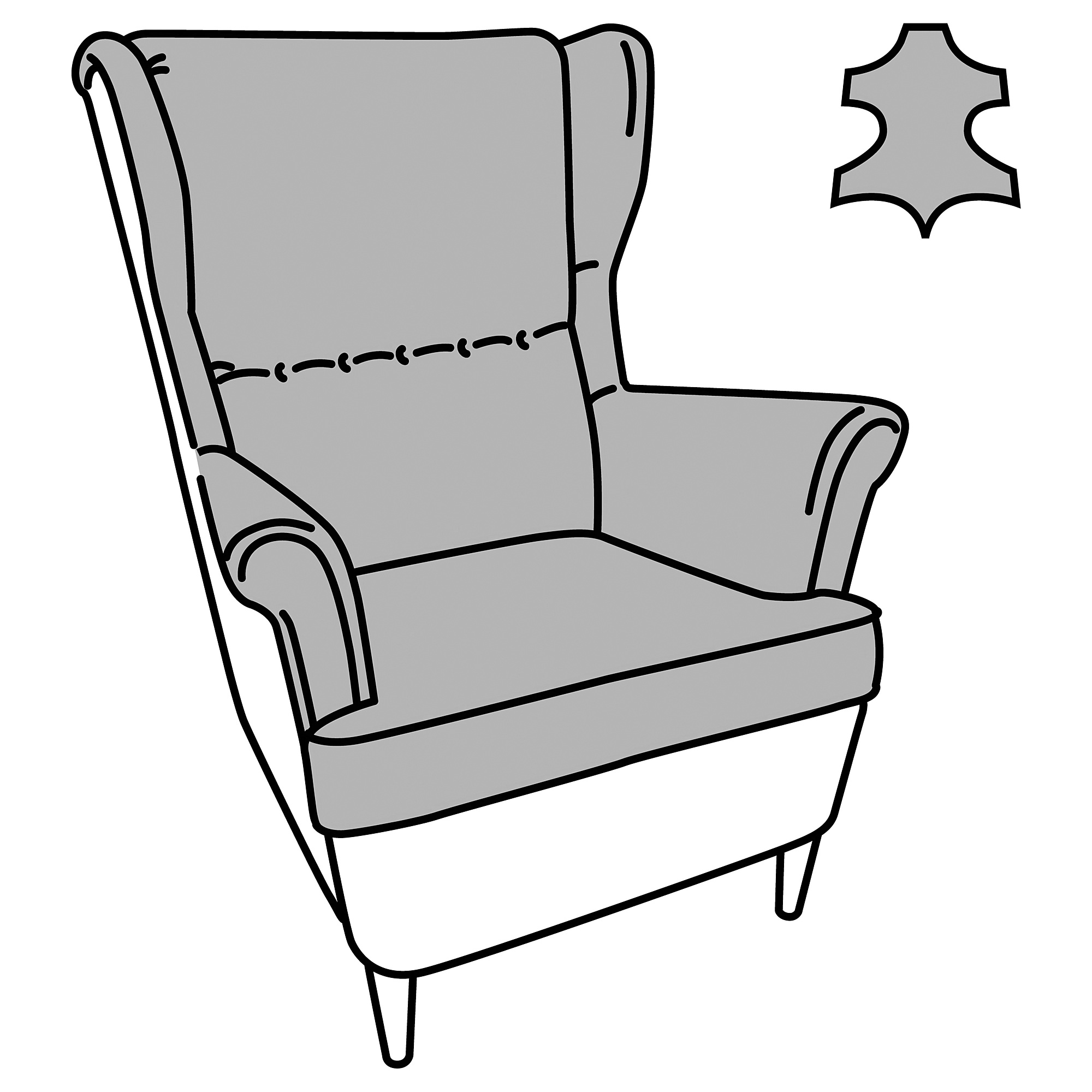 STRANDMON wing chair