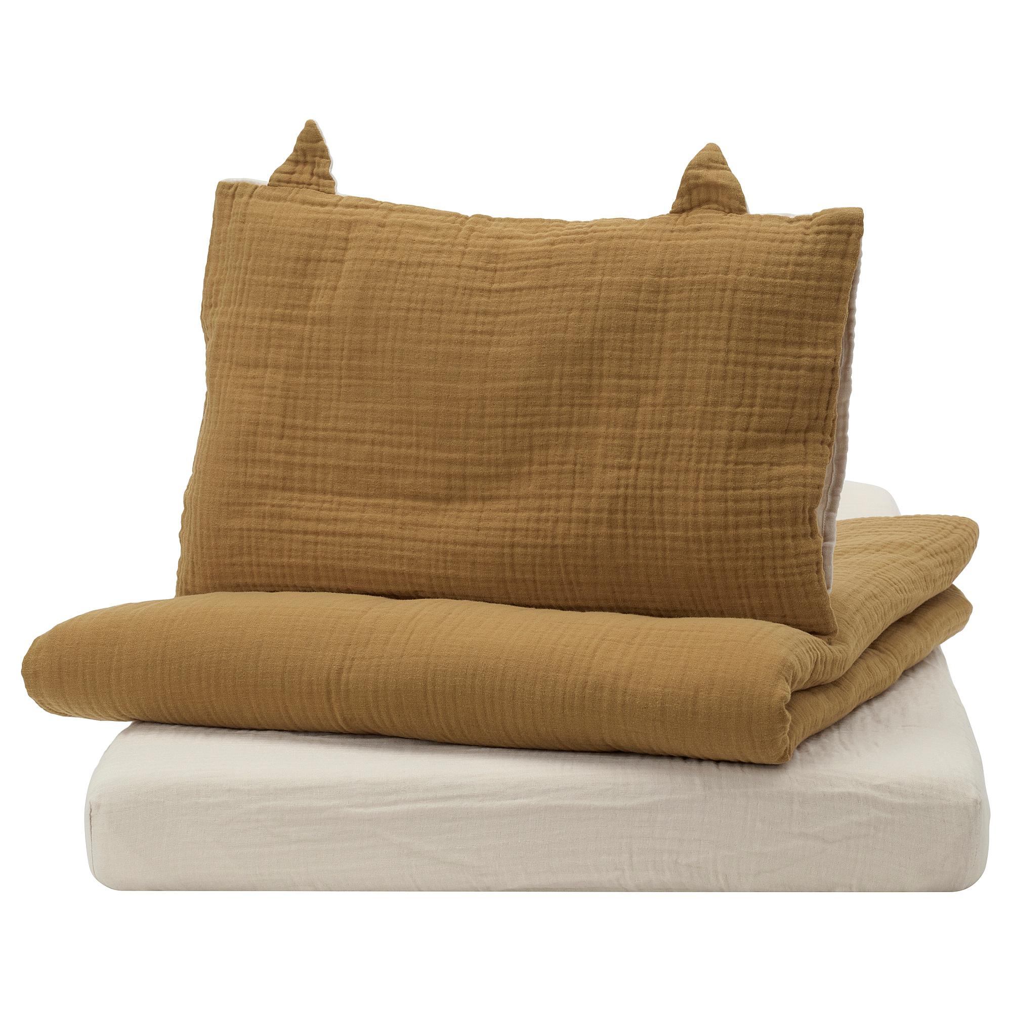 GULDVÄVARE 3-piece bedlinen set for cot