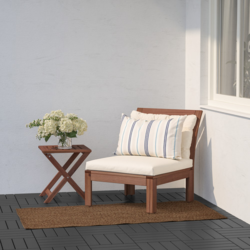 LYDERSHOLM - rug flatwoven, in/outdoor, medium brown, 80x150  | IKEA Taiwan Online - PE793162_S4