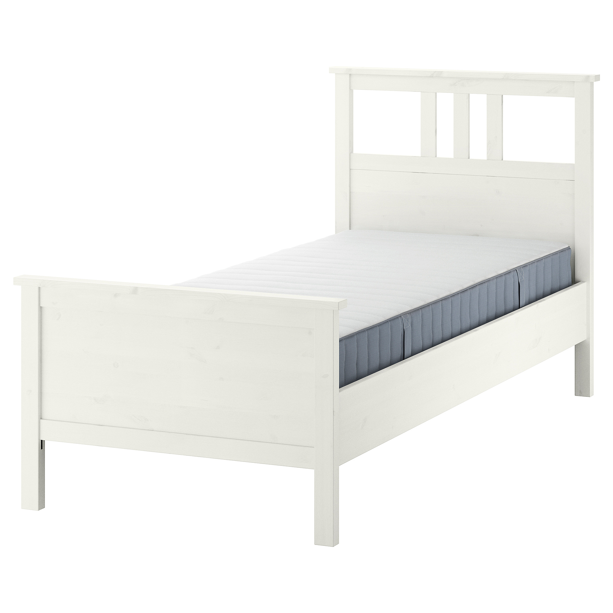 HEMNES bed frame with mattress