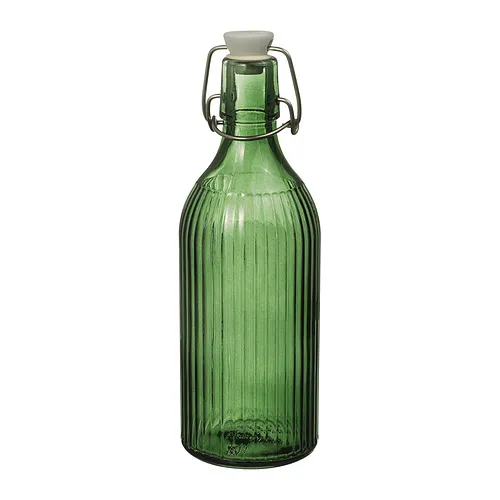 VINTERFINT - bottle with stopper, glass green, 0.5 l | IKEA Taiwan Online - PE984095_S4