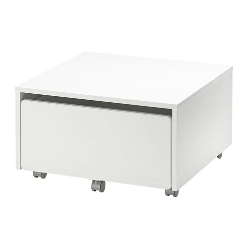 SLÄKT - 收納箱附輪腳, 白色, 62x62x35 公分 | IKEA 線上購物 - PE697739_S4