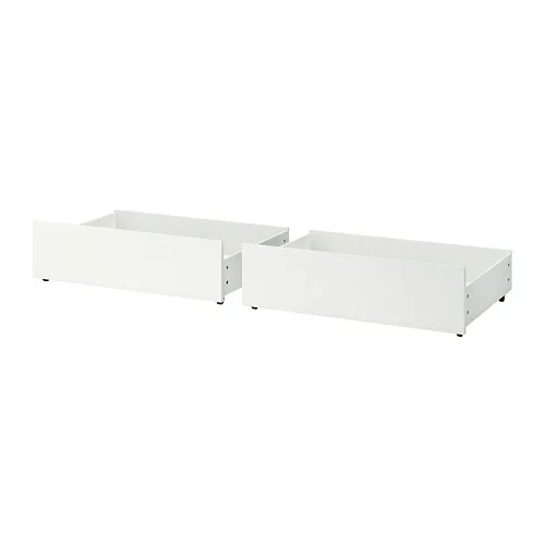 MALM - 雙人高床框用床底收納盒, 白色, 200 公分 | IKEA 線上購物 - PE697745_S4